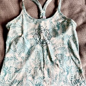 Athleta Pavitra Racerback shelf bra Top sz M